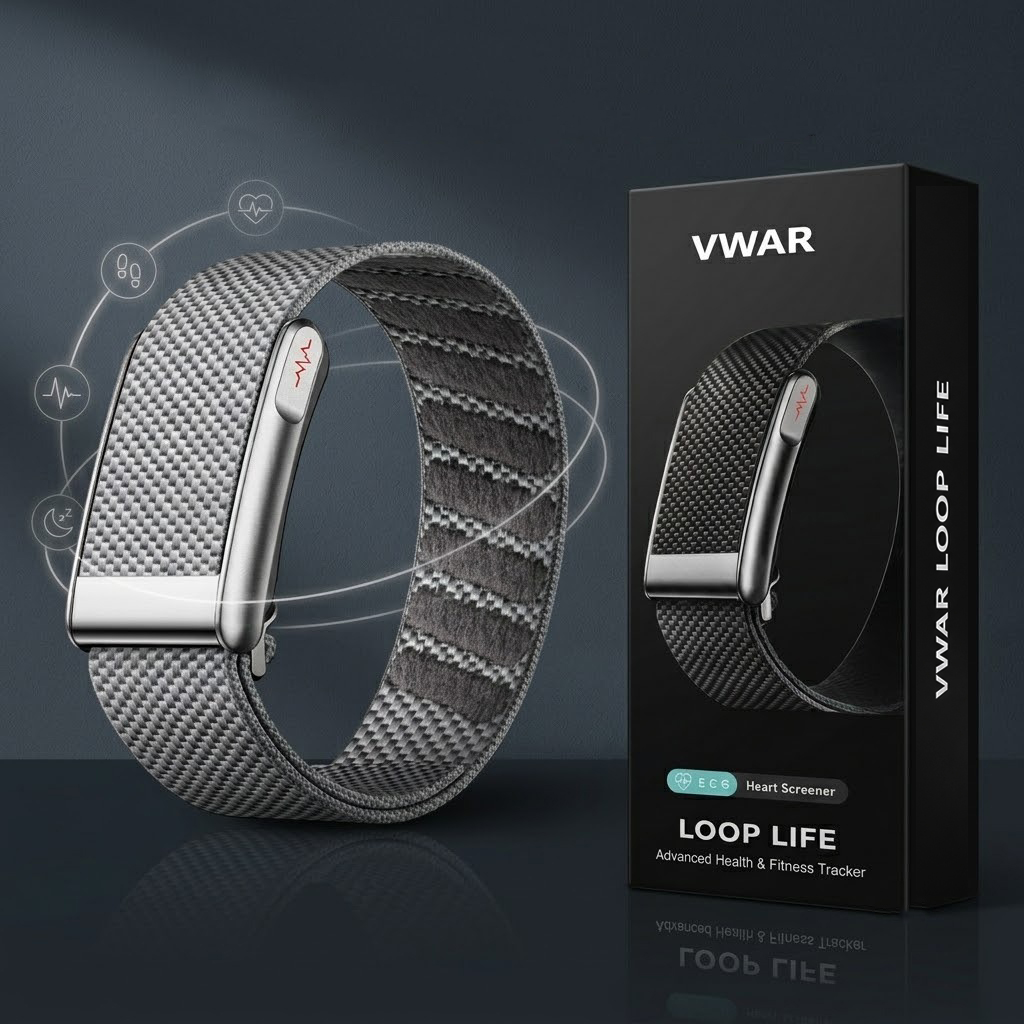 Japanese Active Lifestyle - Оригинальный фитнес-трекер VWAR Loop Life Sport: