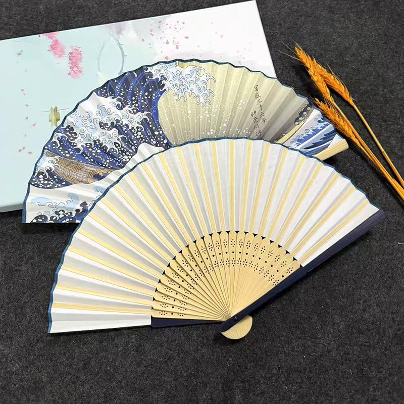 Винтажный складной веер в стил – обзор и цена Fan Sensu Folding