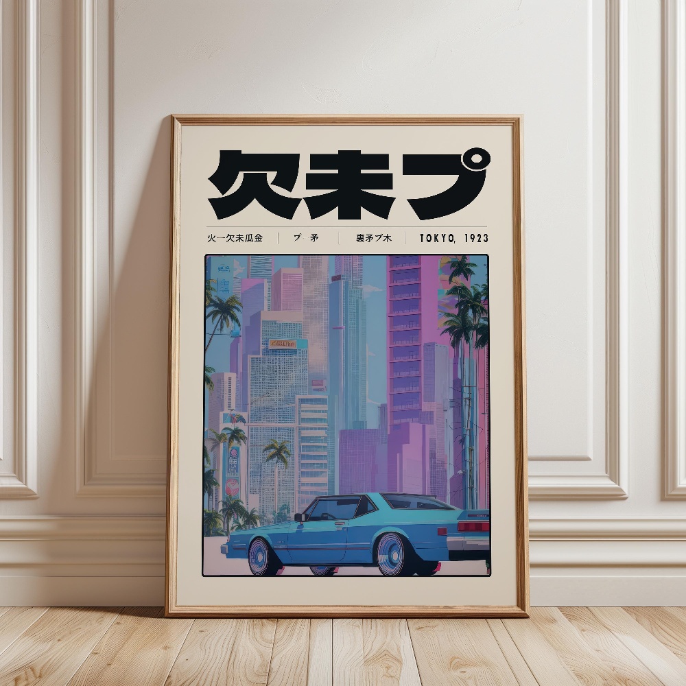 Ретро-постеры в стиле Tokyo Va – обзор и цена Japanese Lifestyle Culture
